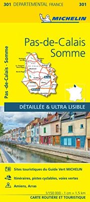 Pas-de-Calais, Somme - Michelin Local Map 301