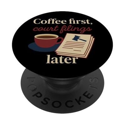 Asistente Legal Paralegal Investigador de la Oficina Legal LawyerGift PopSockets PopGrip Adhesivo