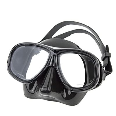 Maschera sub in silicone nero ULISSE Sr BLK diving mask