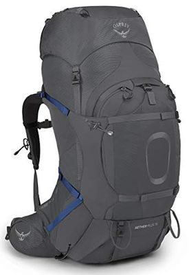Osprey Aether Plus Rugzak voor heren, 70 liter, Eclipse Grey, S/M