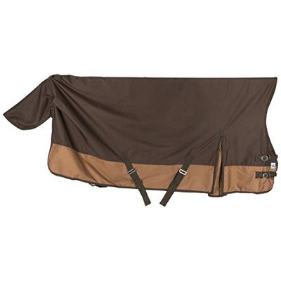 RTS 4087-139/131-165 Couverture pour Cheval Mixte Adulte, Marron Foncé, Taille 165 cm