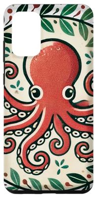 Galaxy S20+ Octopus Art floral octopi Case