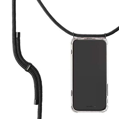 KNOK Porta Cellulare da Collo Compatibile con iPhone 11 PRO - Telefono Tracolla al Collo Donna cordini Custodia per Cellulare Girocollo Collana Cordoncino