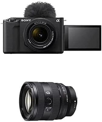 Sony ZV-E1 | Kit Vlog camera full-frame con obiettivo intercambiabile 28-60 mm f/4-5.6 + Obiettivo SEL2070G
