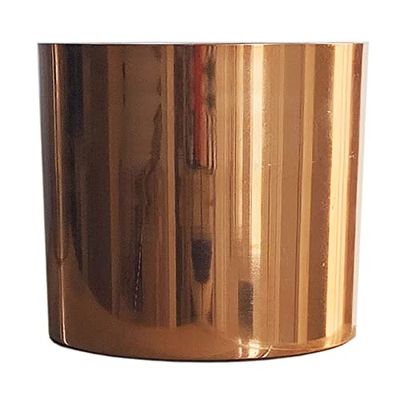 Leaf Metalen Planter, Koper, 18cm