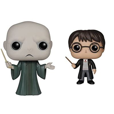 Funko 5861 Harry Potter Voldemort Pop Vinyl Figure & Pop Vinilo Colección Harry Potter - Figura Harry Potter (5858) Multicolor, One Size