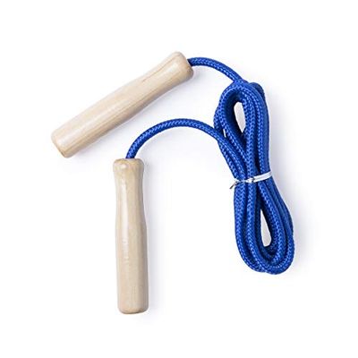 eBuyGB Unisex's Childrens, Adults Fitness, Speed, Conditioning & Fat Loss Colourful Skipping Rope, Blue, Boxing, Home & Gym Workouts