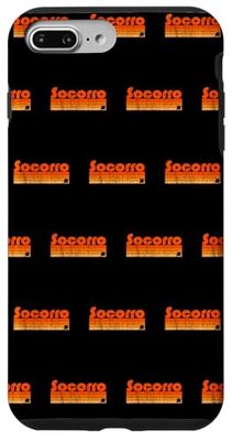 Socorro, New Mexico Retro 80s Style Case for iPhone 7 Plus/8 Plus
