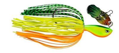 Rapala - Visserijaas Rap-V Perch Bladed Jig constructie zonder lood (Bismut) - Zoetwateraas - Variabele zwemdiepte - Maat 8cm/10g - Gemaakt in Estland - Fire Tiger