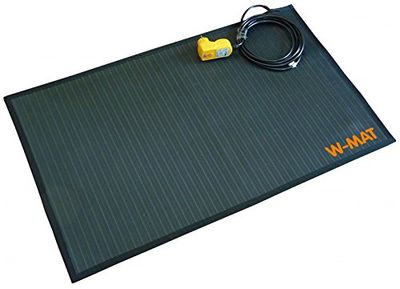 Fenix 5504405 Verwarmingsmat/ontdooimat Snow Mat, verwarmde mat voor entrees of als warmteonderlaag in verkoopstanden, 5 m aansluitkabel met stekker, opname: 120 W, 600 x 1000 x 8 mm