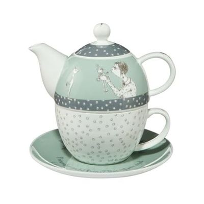 Goebel 27-000-03-1 - Set da tè Prinz o non Tea For One in porcellana, multicolore, dimensioni: 15,5 x 15,5 x 15,5 cm