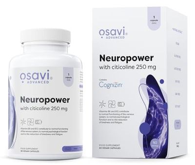 Osavi Neuropower with Citicoline, 250mg - 90 vegan caps