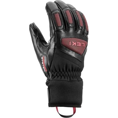 LEKI Griffin Pro 3D - Guanti da donna, colore: nero/rosa