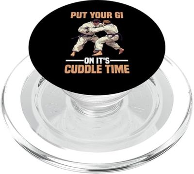 Put Your Gi On It's Cuddle Time Jiu Jitsu bitkes de Amor - PopSockets PopGrip para MagSafe
