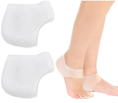 Protège-talons en silicone pour talons secs et abîmés - 1 paire [Newgen Medicals]