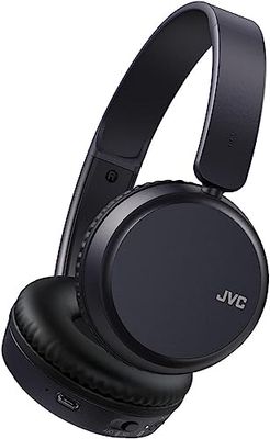 JVC HA-Z37W-A Draadloze Bluetooth On Ear Hoofdtelefoon, 35 uur draadloze luistertijd, Zachte oorkussens voor een veilige en comfortabele pasvorm, Bass Boost-functie voor dynamisch basgeluid (aan/uit)