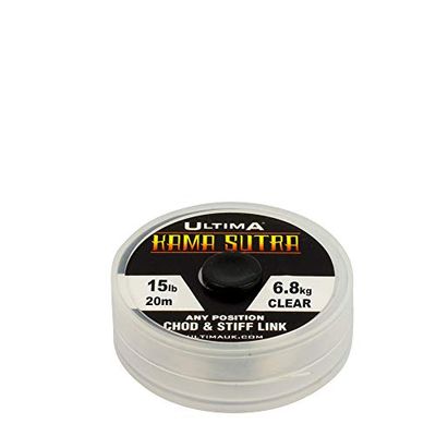 Ultima Kama Sutra Specialist Carp Chod and Stiff Link - Clear, 0.40 mm - 15 lb