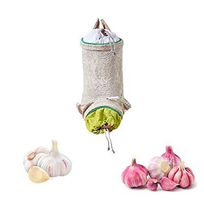 MASTRAD - Sac de conservation ail - 900gr - Conservation plus longue - Sac en coton - F93362