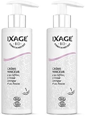 Crème Anti-Cellulite Amincissante 200ML BIO ● Naturel et BIO ● Fabriqué en France ● Caféine et Café Vert ● Anti peau d'Orange ● Sauge, Aloé Vera, Sésame BIO ● Agit sur les graisses et Tonifie la peau
