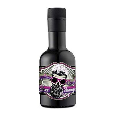 EUROSTIL CHAMPU Silver Captain Cook SHAMPOOING Argent 250ML Mixte, Negro, Seulement