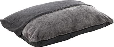 Coussin Elvira avec CACHETTE + Fermeture ÉCLAIR Gris 100x70x15CM