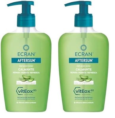 Ecran Aftersun Gel Aloe Vera 200 Ml (Confezione da 2)