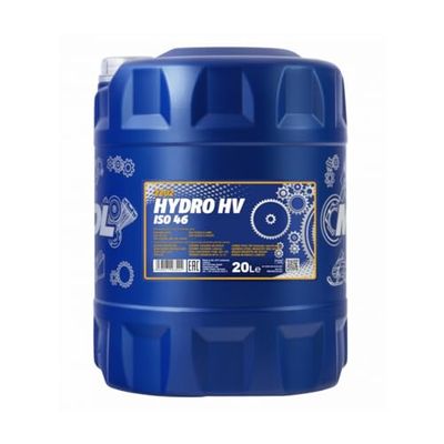 Mannol 20 Litre Hydro HV ISO 46 Paraffin Hydraulic Oil ASTM USA D6158 All Season Mineral Based