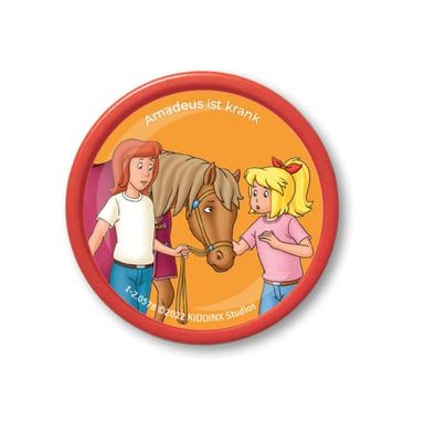 Kekz Audiochip para el oído de Galletas, Bibi y Tina – sucesión 2: Amadeus es Enfermo como Galletas, Juego de audición para niños a Partir de 4 años, Tiempo de reproducción Aprox. 34 Minutos.