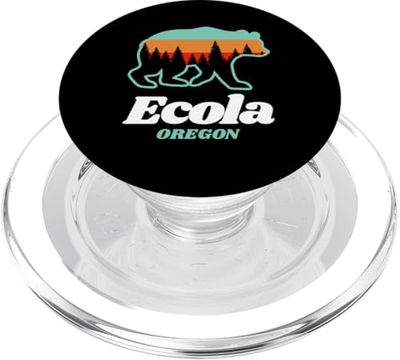 Ecola State Park Oregon pescando osos de verano PopSockets PopGrip para MagSafe