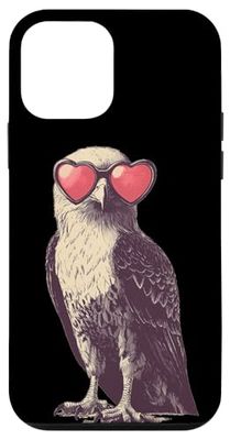 Joli aigle avec de jolies lunettes de soleil en forme de cœur Coque pour iPhone 12 mini