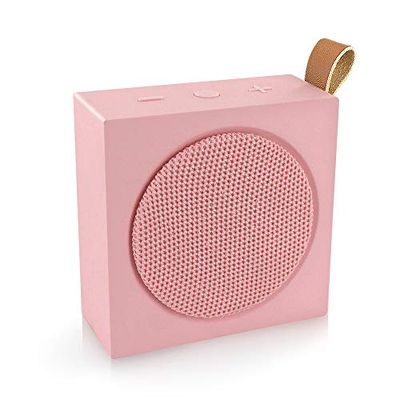 Metronic 477099 Enceinte Portable Xtra Color Bluetooth 3 W avec Basses puissantes, Port microSD MP3 et 15 Heures d'autonomie - Rose