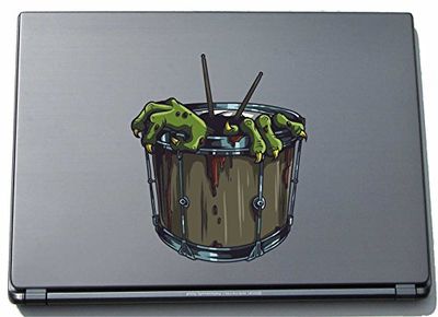 Laptopsticker Laptopskin Misc2-Music5 - Coole muziekinstrumenten - 150 x 126 mm sticker