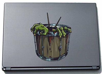 Laptopsticker Laptopskin Misc2-Music5 - Coole muziekinstrumenten - 150 x 126 mm sticker