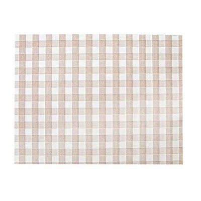 200 tovaglie "Like Linen - Vichy", 70 g/m2, 30 x 40 cm, colore: Tortora