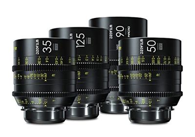 DZOFILM Cine Lens Vespid Prime 4-Lens Kit (35/50/125 T2.1 + Macro 90 T2.8) metric