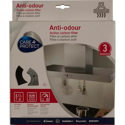 CARE + PROTECT Filtros de Carbón Activo Antiolor Compatibles (240x225x25mm, 250gr, Type 010)