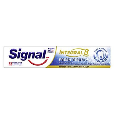 Signal Dentifricio Integral 8 Fresh Resist plus 75 ml, lotto da 4