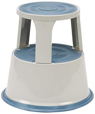 Wedo 212137 Tabouret marchepied mobile en métal Gris lumière
