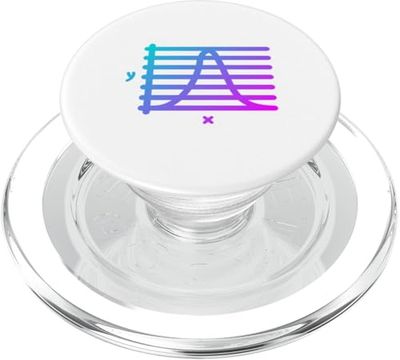 Curva de campana de función gaussiana PopSockets PopGrip para MagSafe