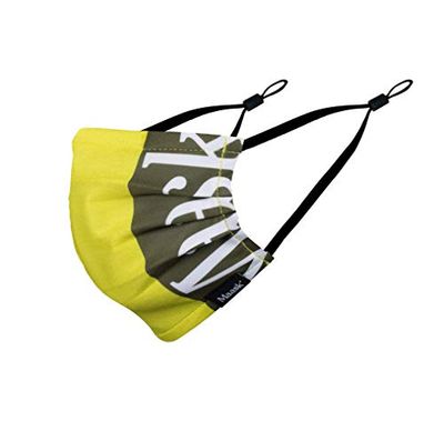 Maask Shield Herbruikbare hygiëneasker, jeugd, unisex, limoen, jongens