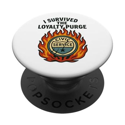 Sobreviví al orgullo del servicio civil de la purga de lealtad PopSockets PopGrip Adhesivo