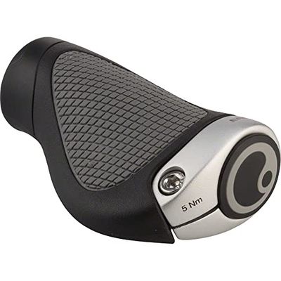 Ergon - Punhos de bicicleta GP1 com fecho | compatíveis com Gripshift | para bicicletas de turismo e MTB | pretas | pequenas