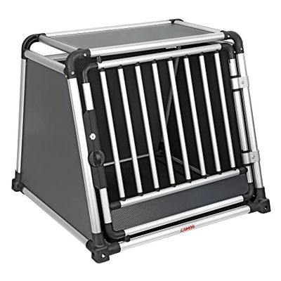 Lampa 60505 Premium, trasportino in Lega di Alluminio, specifico per Il Trasporto di Animali in Auto - Type 5-75 x 75 x H 66 cm