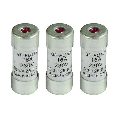 gefom 400099 – Set di 3 Fusibili a spia 16 A