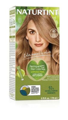 Naturtint, Permanent Hair Colour Blond 170 ml, 8G Sandy Golden Blonde