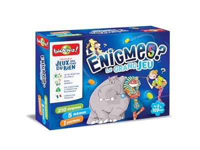 Bioviva- Enigmes jeu Il Grande Gioco degli enzimi, Multicolore, 32,5 x 8 x 24,5, 200653