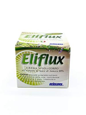 Eliflux Crema Viso e Corpo Bava di Lumaca - 50 ml Estratto di muco di Lumaca 80% (Snail Secretion Filtrate) e Altea estratto Nutriente Rigenerativa