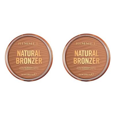 Rimmel Natural Bronzer 002-Sunbronze 14 Gr (Lot de 2)