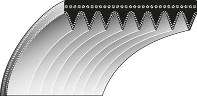 RATIOPARTS 8-782 aandrijfriemen type 6-24 x 690 V-ribbelriem