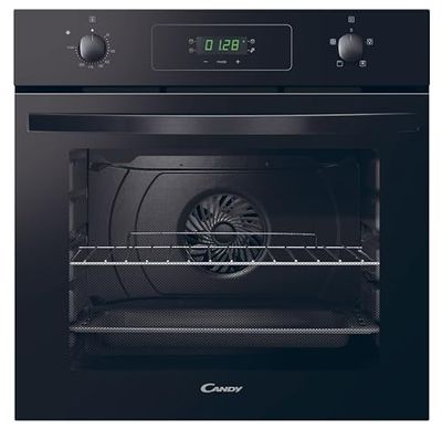 Oven Idea Electricity, Fan Oven, 65 litres, No, Smart contents, Class A, Black, Black, W x D x H (mm) 595 x 595 x 568